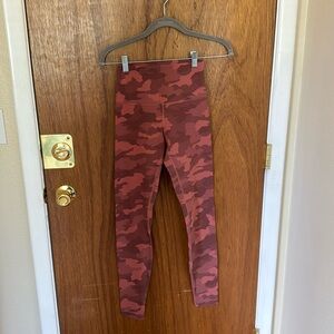 28” Pink camo leggings
